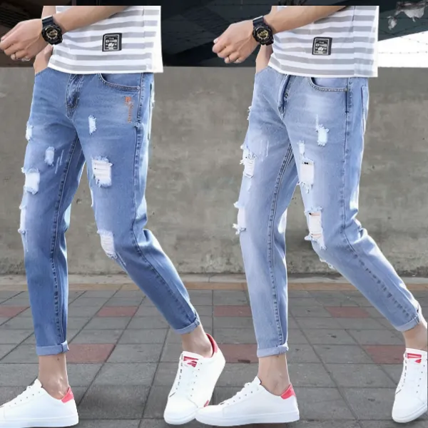 Export Quality New Style Slim Fit Denim Jeans Pants For Men